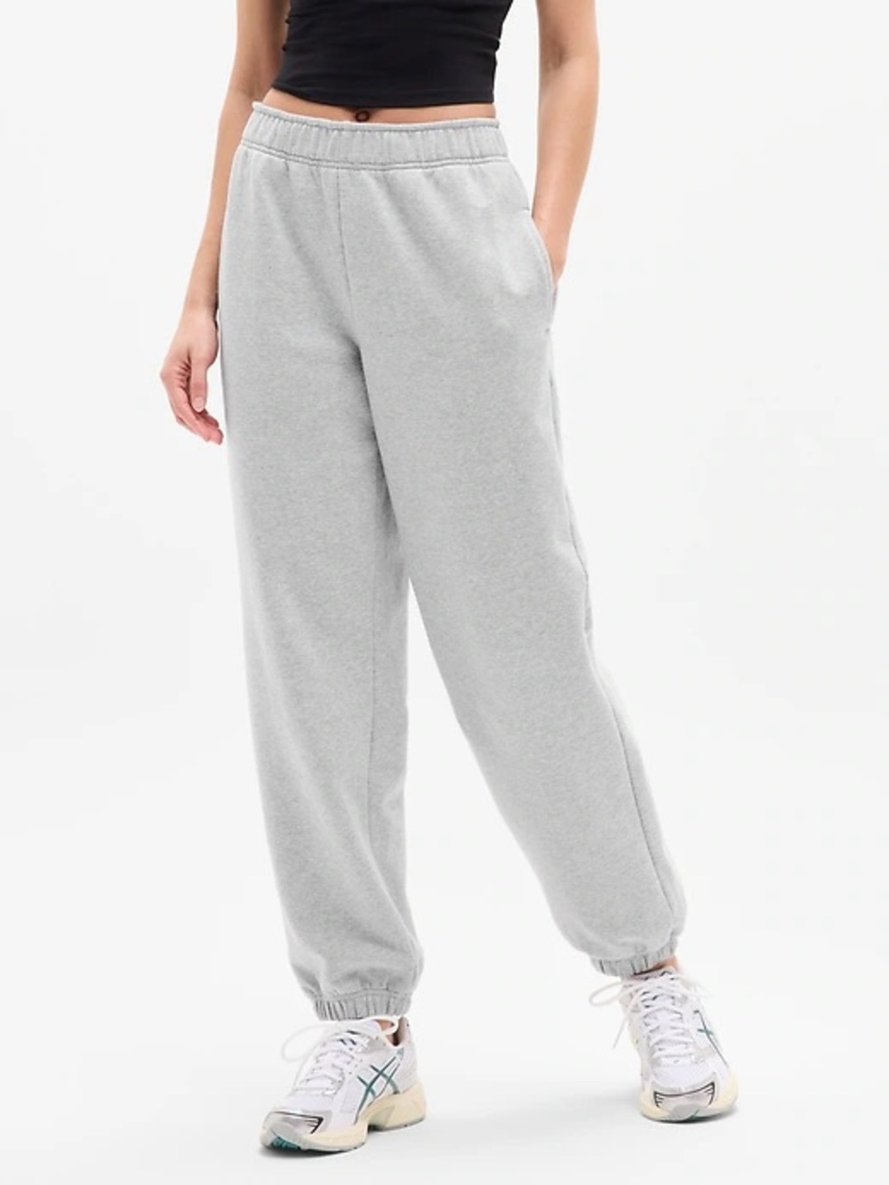 ATHLETA FOREVER FLEECE HIGH RISE JOGGER